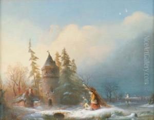 Wood-gatherers In Winter