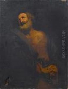 A Male Saint by Giovanni Giacomo Sementi