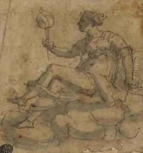 Allegorie De La Science by Andrea Semino