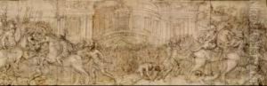 Il Ratto Delle Sabine by Andrea Semino