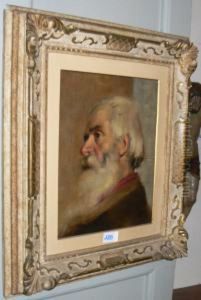 "ritratto Virile". Olio Su Tela, Cm. 40x30. Sul Retro Bozzetto Dipinto "ritratto Virile". Olio Su Tela, Cm. 40x30. Sul Retro Bozzetto Dipinto