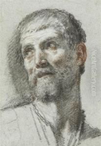Etude D'homme En Buste by Fra Semplice Da Verona