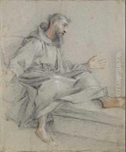 Studio Di Frate Seduto by Fra Semplice Da Verona