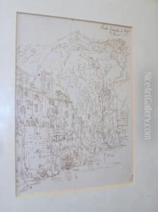 Ponte Seraglio Di Cayn Di Lucca by Antonio Senape