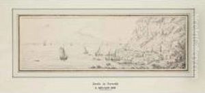Veduta Del Golfo Di Napoli Da Sorrento by Antonio Senape