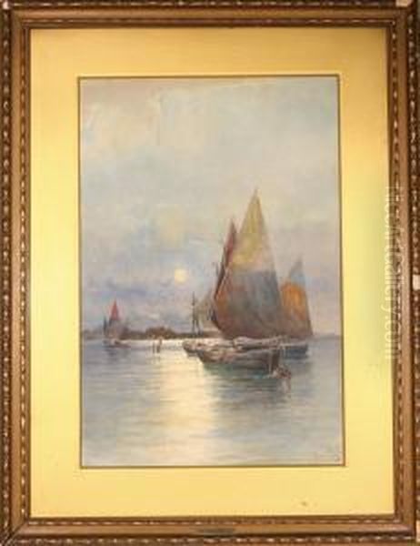 Sailboats In Venice - view 1