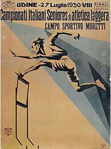 "campionati Italiani Seniores Di Atletica Leggera Udine" (1930) by Pietro Antonio Sencig