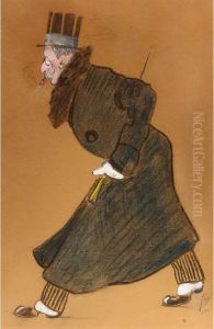 Gentleman Smoking by Leon Senf