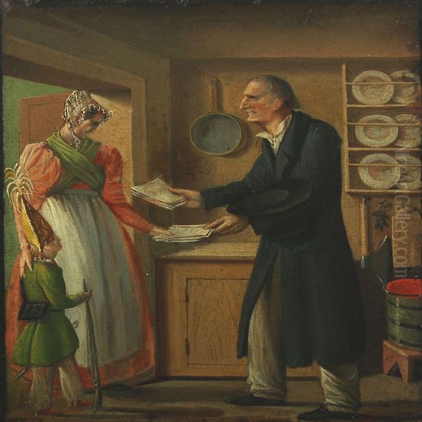 Interior With The Author H.p. - view 1