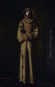 Saint Francois D'apres Zurbaran by Alexandre Seon