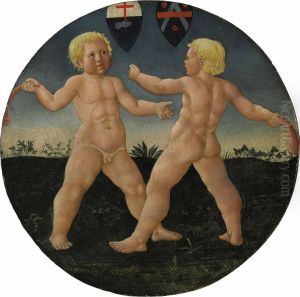 Two Boys At Play by Giovanni di ser Giovanni Guidi (see Scheggia)
