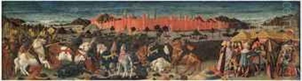 The Story Of Coriolanus: A Cassone Front - view 1