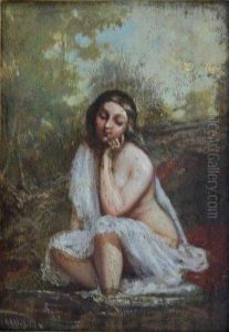 Le Repos Dans La Montagne by Emile Serda