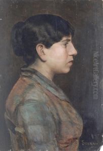 Profilo Di Donna by Luigi Serena