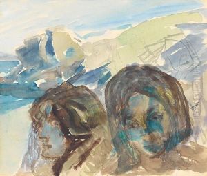 'they Are Coming' by Kuz'Ma Sergeevich Petrov Vodkin