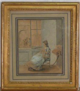La Tricoteuse. by Antoine Louis Fr. Sergent-Marceau
