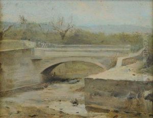 Ponte by Raffaello Sernesi