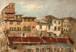 L'antica Posta Di Firenze by Raffaello Sernesi