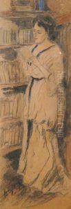 Femme Au Livre