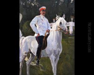 Portrait Of Prince Felix Yusupov On Horseback