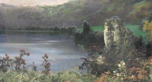 Landschaft Am Seeufer