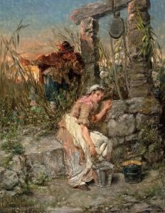 Bij De Waterput (1882) by Jose Serra Y Porson