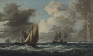 British East Indiaman And Other Ships On A Stormy Coast