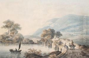 Figures On A Bridge