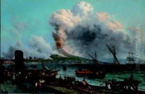 Eruzione Del Vesuvio by Giovanni Serritelli