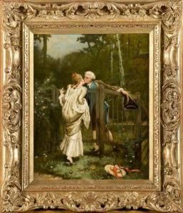 Le Baiser A La Barriere Le Baiser A La Barriere