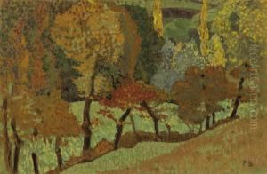 Arbres Le Long Du Ruisseau by Paul Serusier