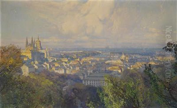 Panorama Over Prague - view 1