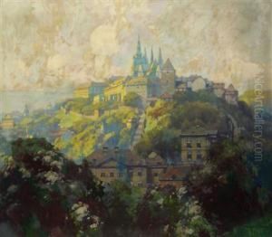 A View Of Prague Castle From The East