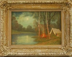 Campfire On The Lake