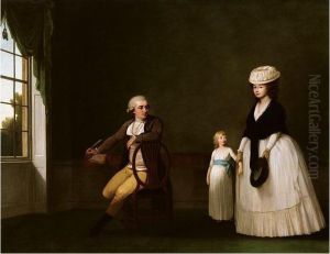 Portrait Of The Dibdin Family by John Thomas Seton