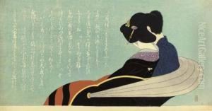 Jinrikisha (rickshaw) by Komura Settai