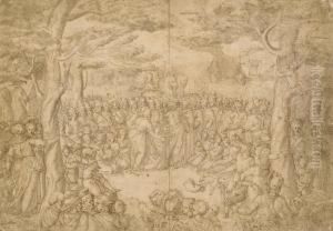 La Multiplication Des Pains by Ercole Setti