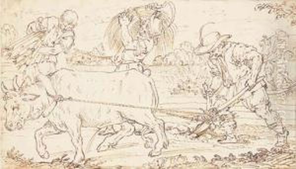 Un Paysan Labourant - view 1