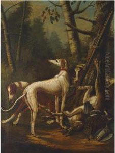 Hounds With Game by Johann Friedrich Seupel