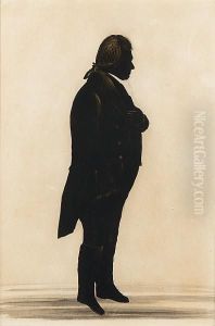 A Silhouette Of A Gentleman, Standing Full-length, Profile To The Right, Wearing Frock Coat, Breeches And Boots, A Pair Of Spectacles In His Hand, His Hair Worn En Queue by Seville W. & Son