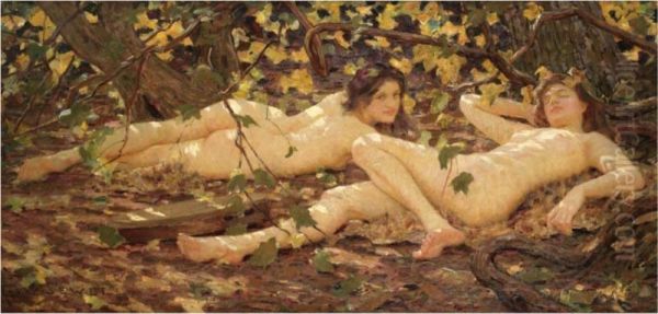 Exhausted Bacchantes - view 1