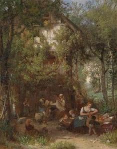 Idyllic Garden Scene