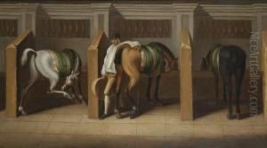 Horses Belonging To His Grace The Duke Of Grafton by James Seymour