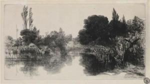 Shere Mill Pond,
No 2 by Sir Francis Seymour Haden