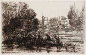 Twickenham Church by Sir Francis Seymour Haden