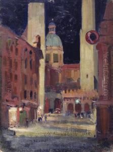 Piazza Di Bologna by Gustavo Sforni