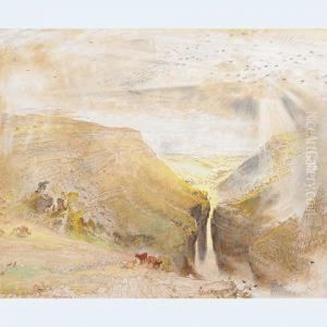 Gordale Scar, Yorkshire by William Shackleton