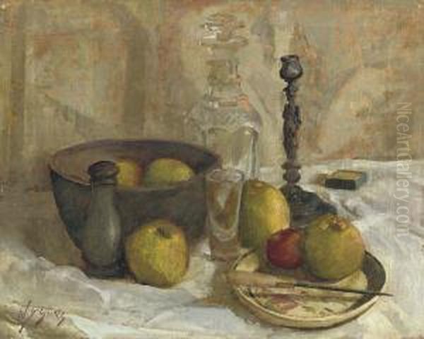 Still Life With Fruit And A Decanter - view 1