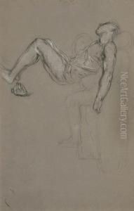Study Of Nudes by Charles Haslewood Shannon