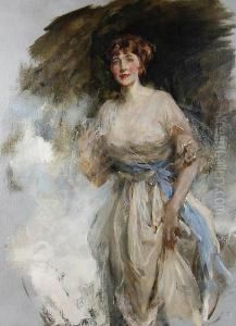 Portrait Of Lady Grace Dance by James Jebusa Shannon